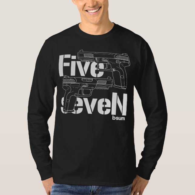 military t-shirts FN Five seveN (Framsida)