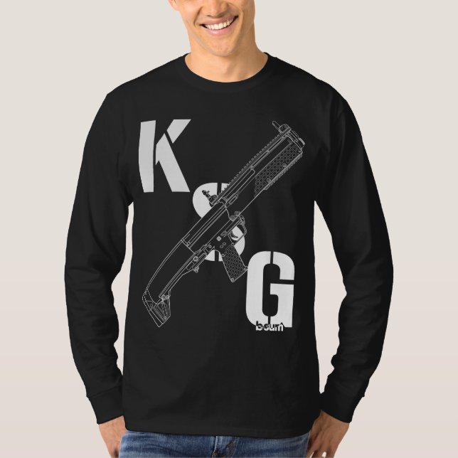 military t-shirts KSG Shotgun (Framsida)