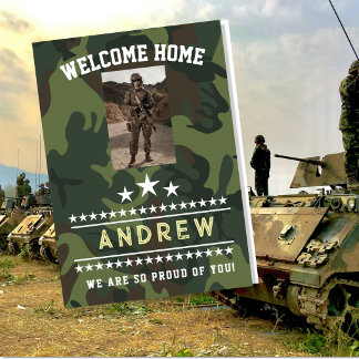 Military Welcome Home Card – Army National Helgkort