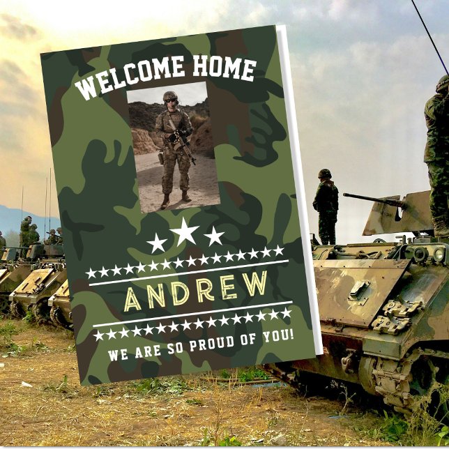 Military Welcome Home Card – Army National  Helgkort (Skapare uppladdad)