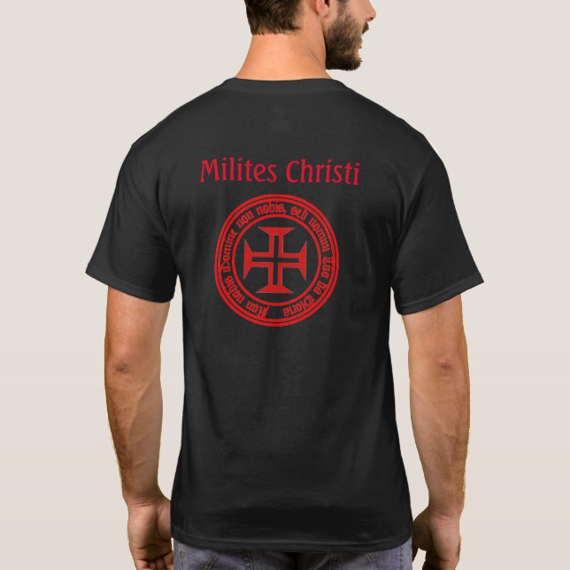 Milites Christi - LOGOTYP T Shirt (Baksida)