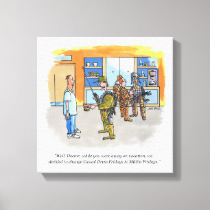 Militia Fredag kanvastryck