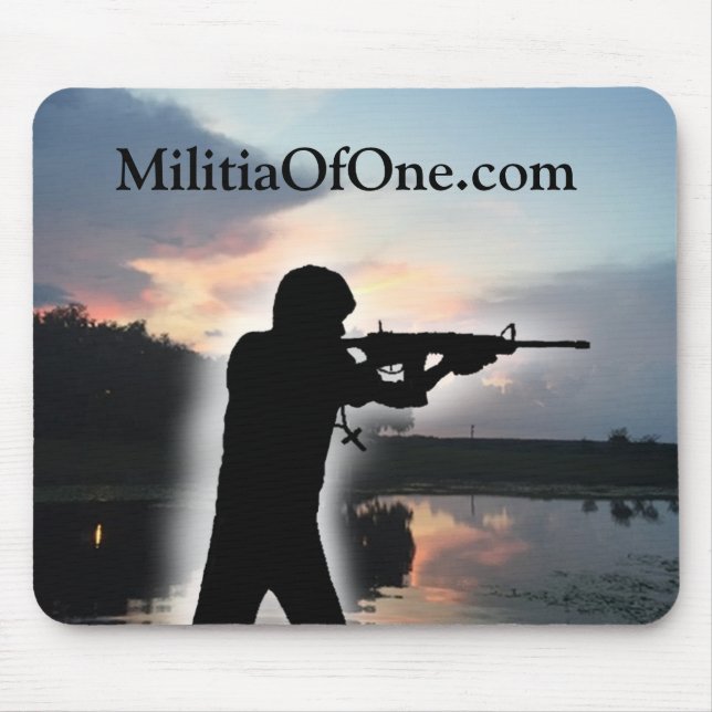 MilitiaOfOne.com Mousepad Musmatta (Framsidan)