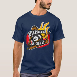 miljardbelopp 8 boll bassäng t shirt