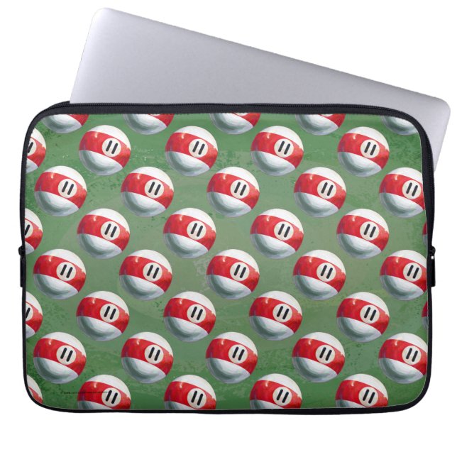 Miljarder 11 Boll Mönster Laptop Sleeve (Framsidan)