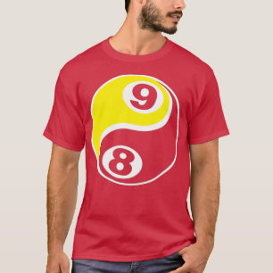 Miljarder Bassäng 8 Boll 9 Boll Skull 1 T Shirt