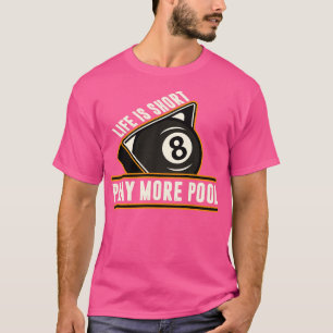 Miljarder liv spelar mer Bassäng i Kort T Shirt
