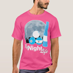 Miljarder Night Life 8 Boll 9 Boll T Shirt