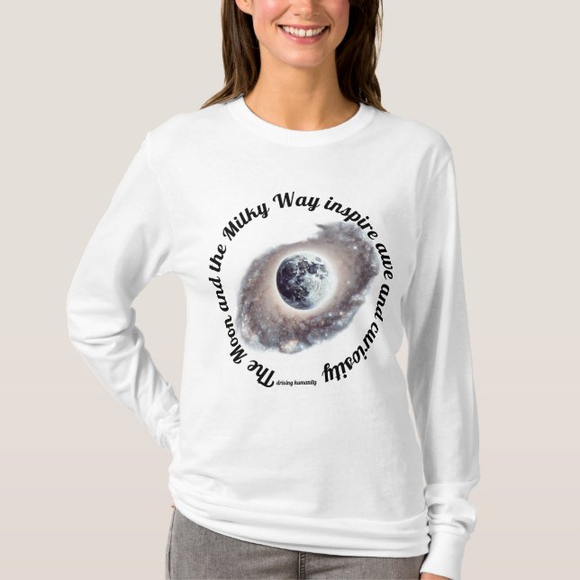 miljarder stjärnor, planeter och kosmiska underver t shirt (Framsida)