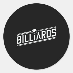 "Miljardspel" - Slimmad Anglad design Runt Klistermärke