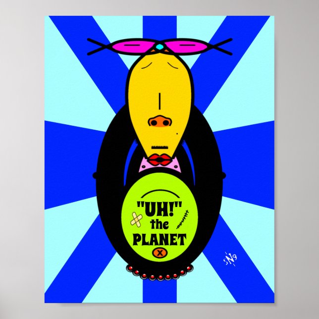 Miljö & apmaskot v1 poster (Framsidan)