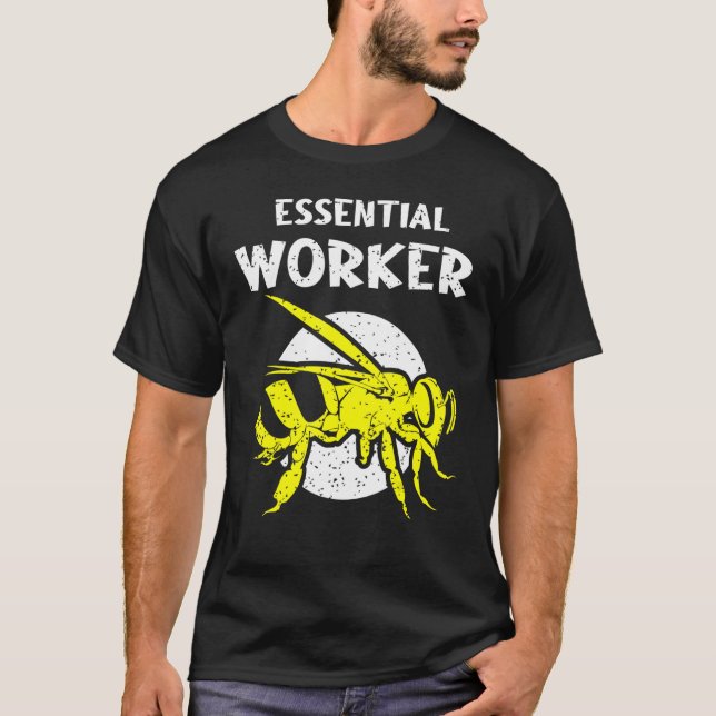 Miljö av biodlingsbin t shirt (Framsida)