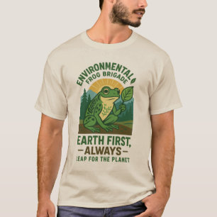 Miljö Groda Brigade – Jorden Först, Alltid T Shirt