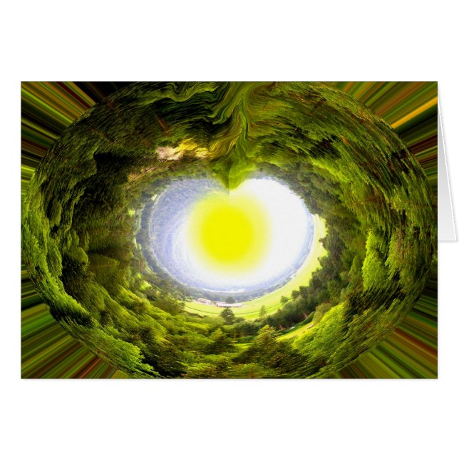 Miljö Hälsningskort (Framsidan Horizontal)