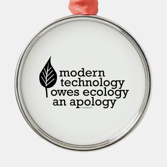 Miljö Julgransprydnad Metall (Framsidan)