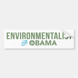 Miljöaktivist för den Barack Obama bildekalet Bildekal