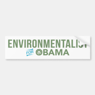Miljöaktivist för den Barack Obama bildekalet Bildekal