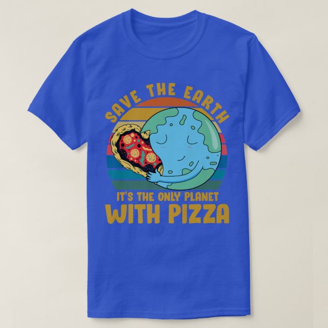 Miljöaktivist Pizza älskare te Funny Quote T Shirt (Design framsida)