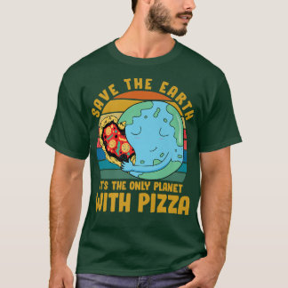 Miljöaktivist Pizza älskare te Funny Quote T Shirt