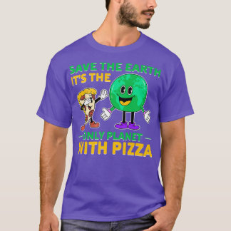 Miljöaktivist Pizza Älskare Tee Funny Quote