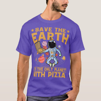 Miljöaktivist Pizza Älskare Tee Funny Quote