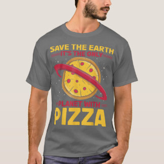Miljöaktivist Pizza Älskare Tee Funny Quote
