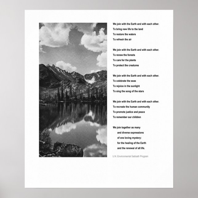 Miljödagen - inspirerande poster (Framsidan)