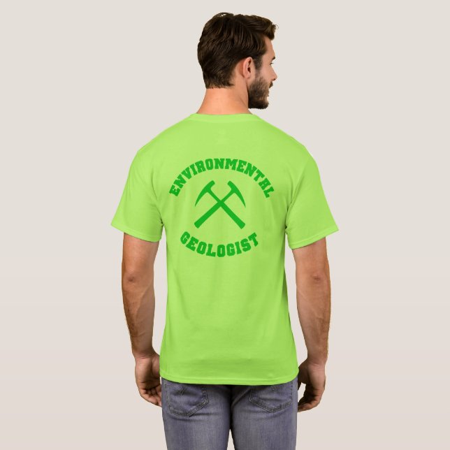 Miljögeolog Shirt (baksida) T Shirt (Hel baksida)