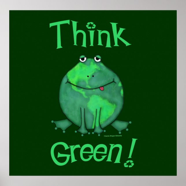 Miljögroda under jorddagen poster (Framsidan)