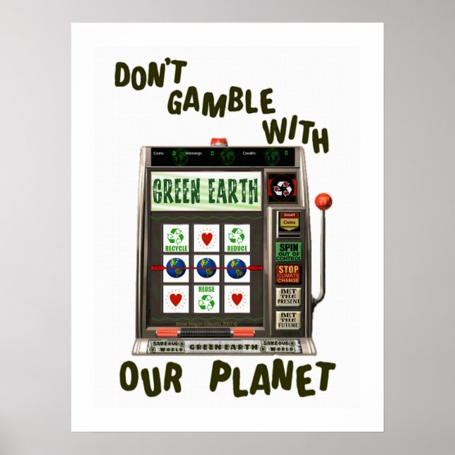 Miljögroda under jorddagen poster (Framsidan)