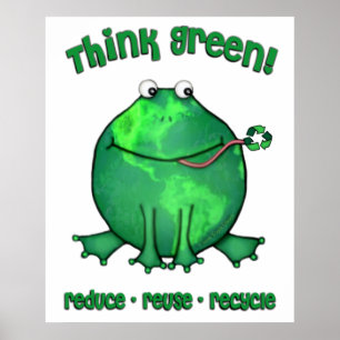 Miljögroda under jorddagen poster