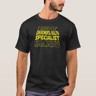 Miljöhälsospecialistområde på baksidan De T Shirt