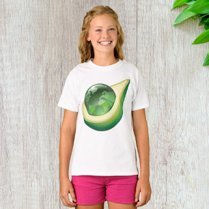 Miljöjorden Avocado Globe Sustainable Planet T Shirt