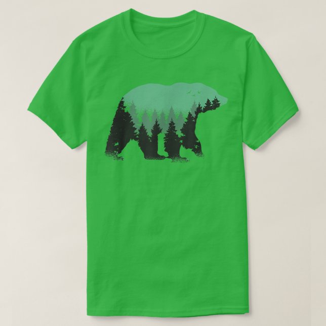 Miljöklimatskydd för träslag t shirt (Design framsida)