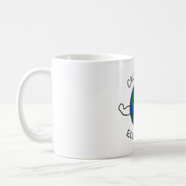 Miljömedvetandegrad (EcoFreak) Kaffemugg (Vänster)