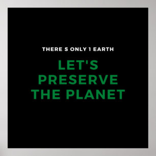 Miljömedvetandet stoppar klimatförändringen poster