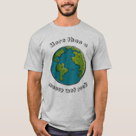 Miljömedveten, lustigt T-Shirt "Spara Planet Earth