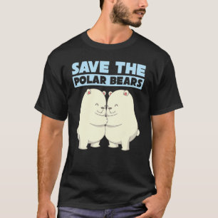 Miljömedvetenhet Arktiska djurs Spara Pol T Shirt
