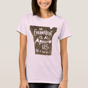 MILJÖN är US är lite varstans en del av den! T-shirt