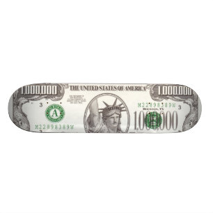Miljon dollar skateboard bräda 19,5 cm