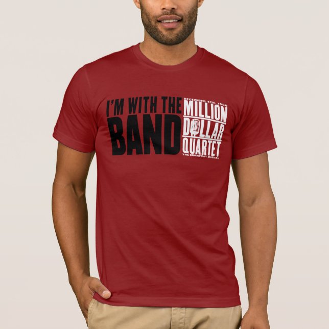 Miljon dollarkvartett "mig förmiddag med t shirt (Framsida)