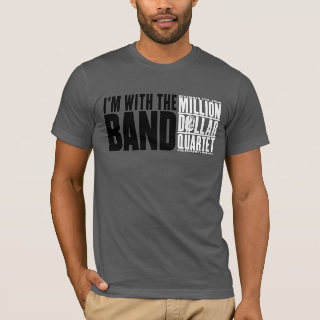 Miljon dollarkvartett "mig förmiddag med tee shirt (Framsida)
