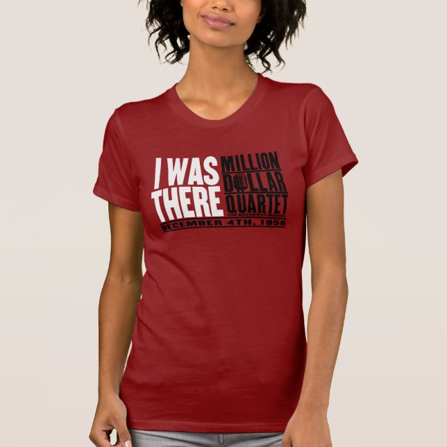 Miljon dollarkvartett "var jag där ", t shirt (Framsida)