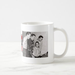 Miljon dollarkvartettfoto kaffemugg