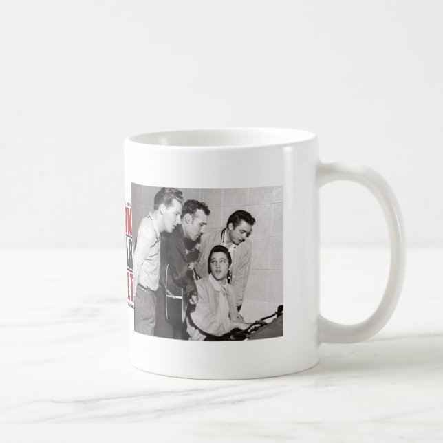 Miljon dollarkvartettfoto kaffemugg (Höger)