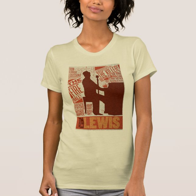 Miljon dollarkvartettLewis typ T-shirt (Framsida)