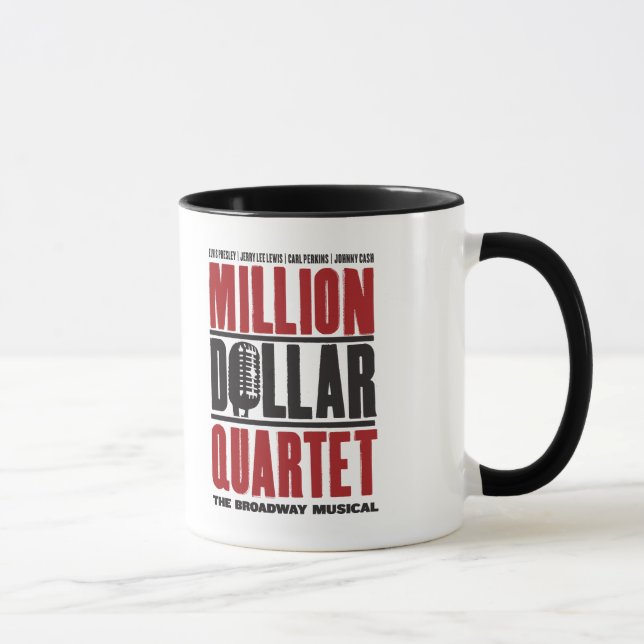 Miljon dollarkvartettlogotyp mugg (Höger)