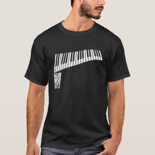 Miljon dollarkvartettpiano - vit t shirt