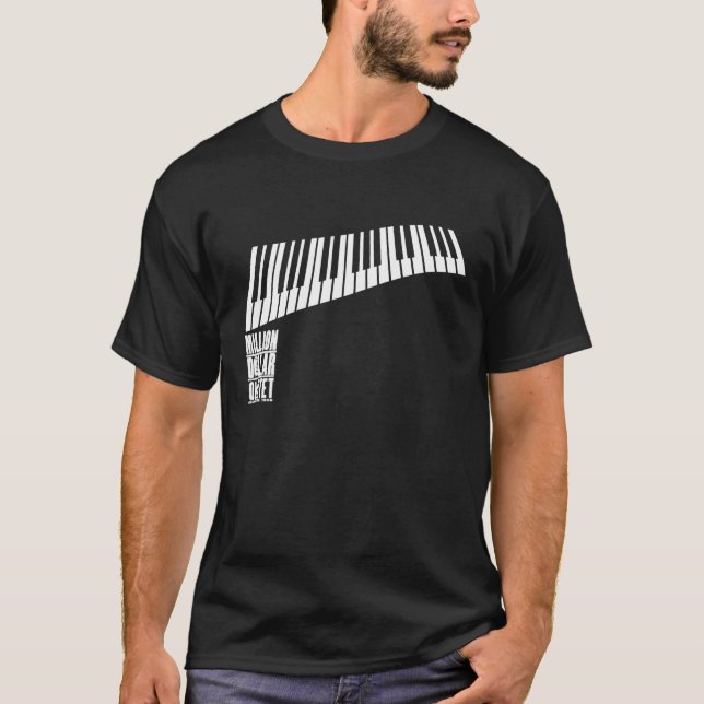 Miljon dollarkvartettpiano - vit t shirt (Framsida)