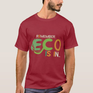 Miljön ingår i t shirt